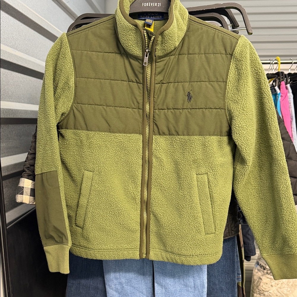 Green Zip-Up Jacket